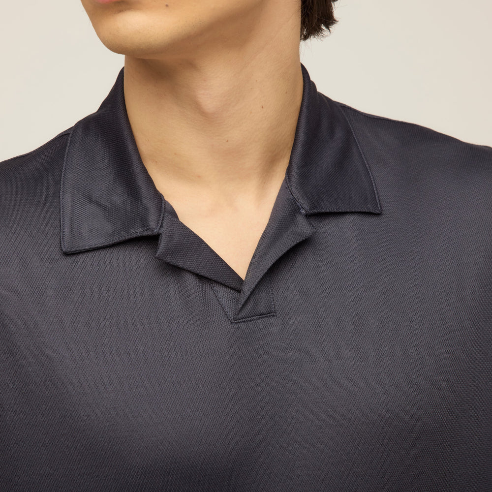 Tilley UPF Airflo Mesh Polo Tee Navy