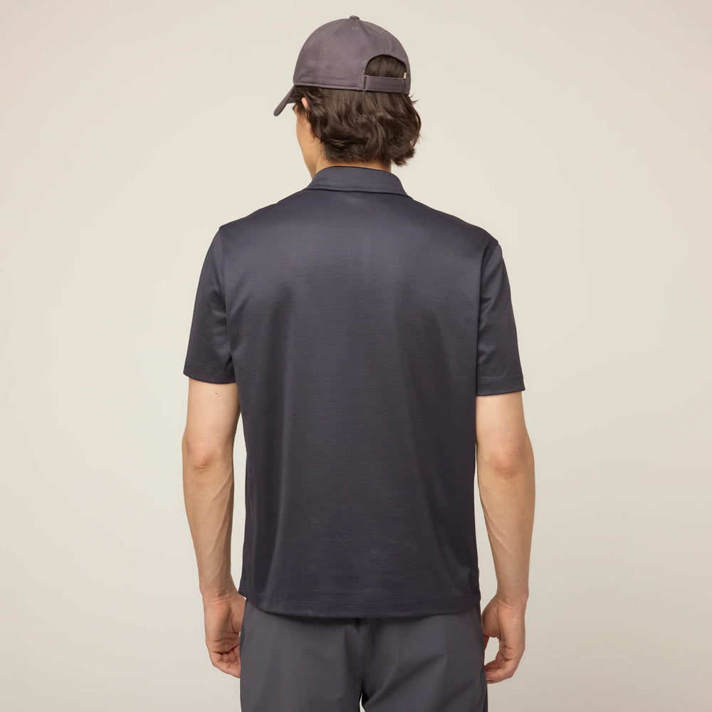 Tilley UPF Airflo Mesh Polo Tee Navy