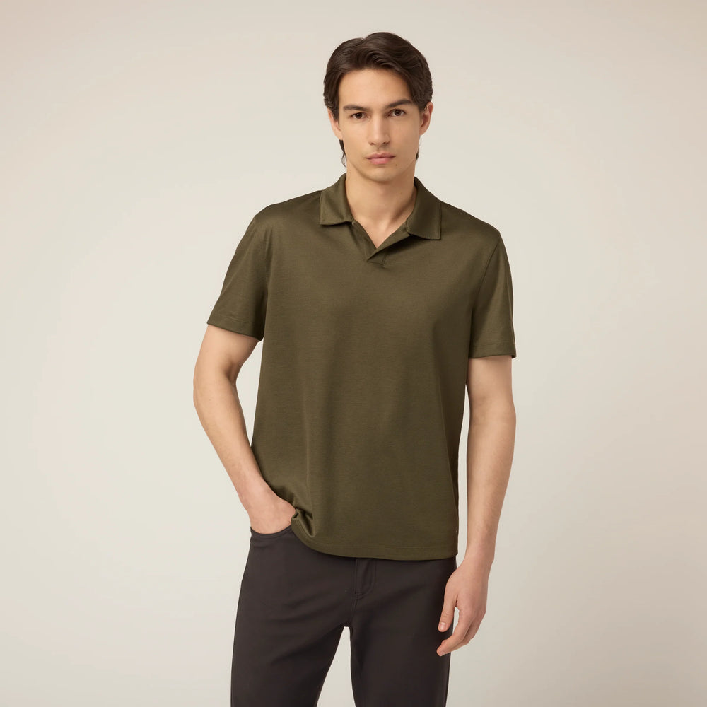 Tilley UPF Airflo Mesh Polo Tee Thyme Green