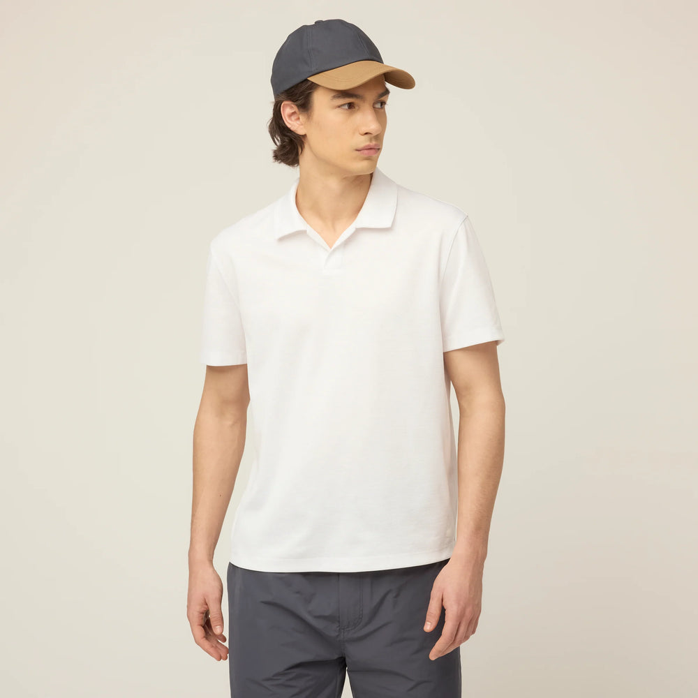 Tilley UPF Airflo Mesh Polo Tee White