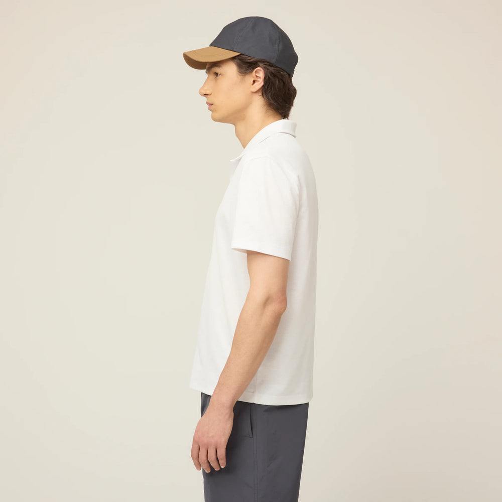 Tilley UPF Airflo Mesh Polo Tee White