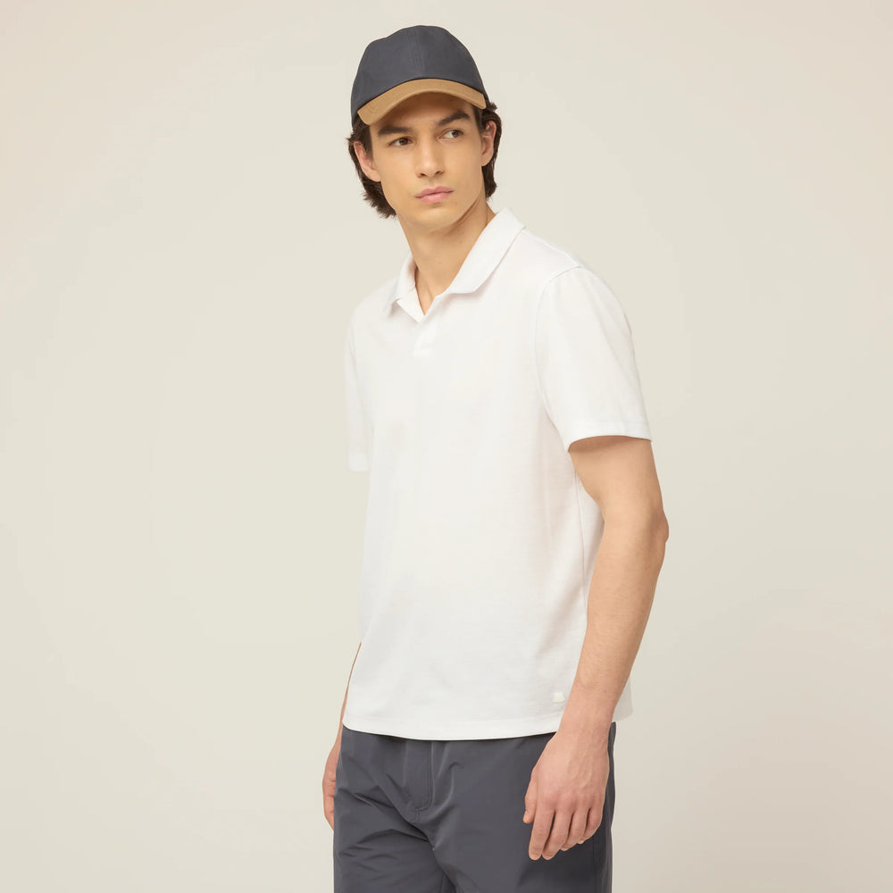Tilley UPF Airflo Mesh Polo Tee White