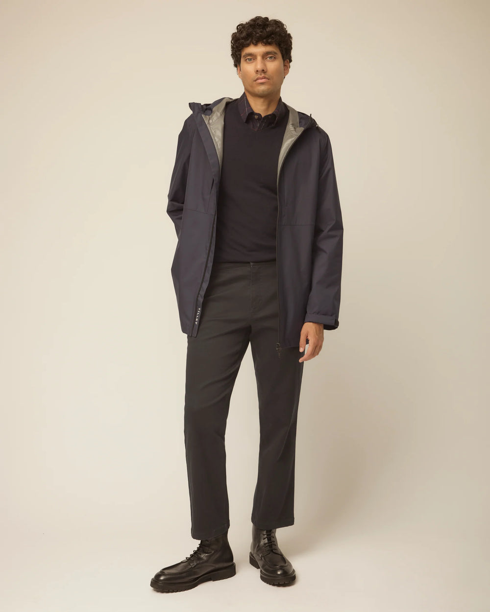 Tilley Men's Rainshield Coat Navy