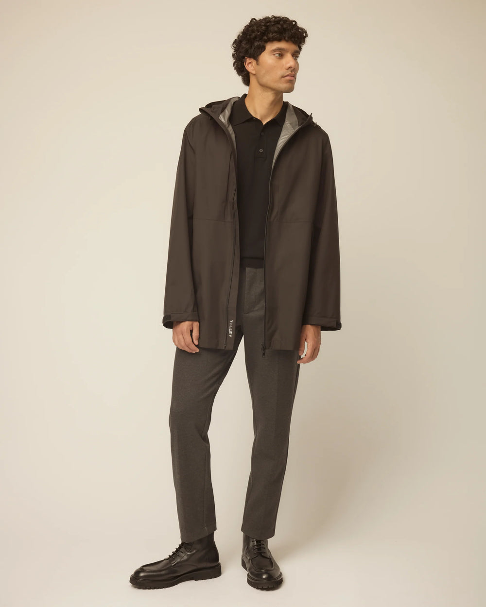 Tilley Men's Rainshield Coat Black