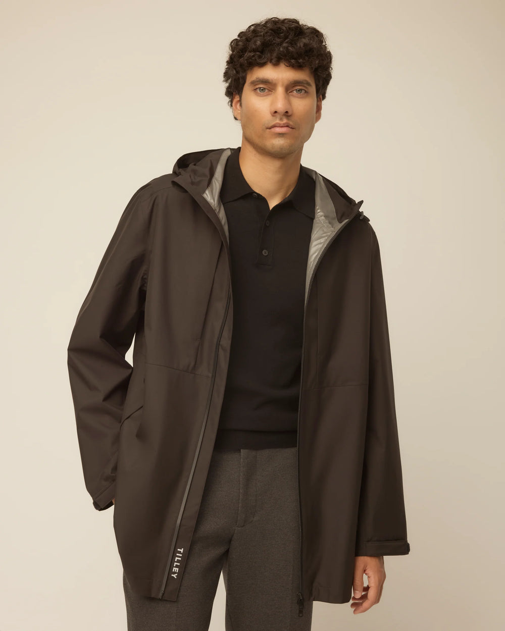 Tilley Men's Rainshield Coat Black