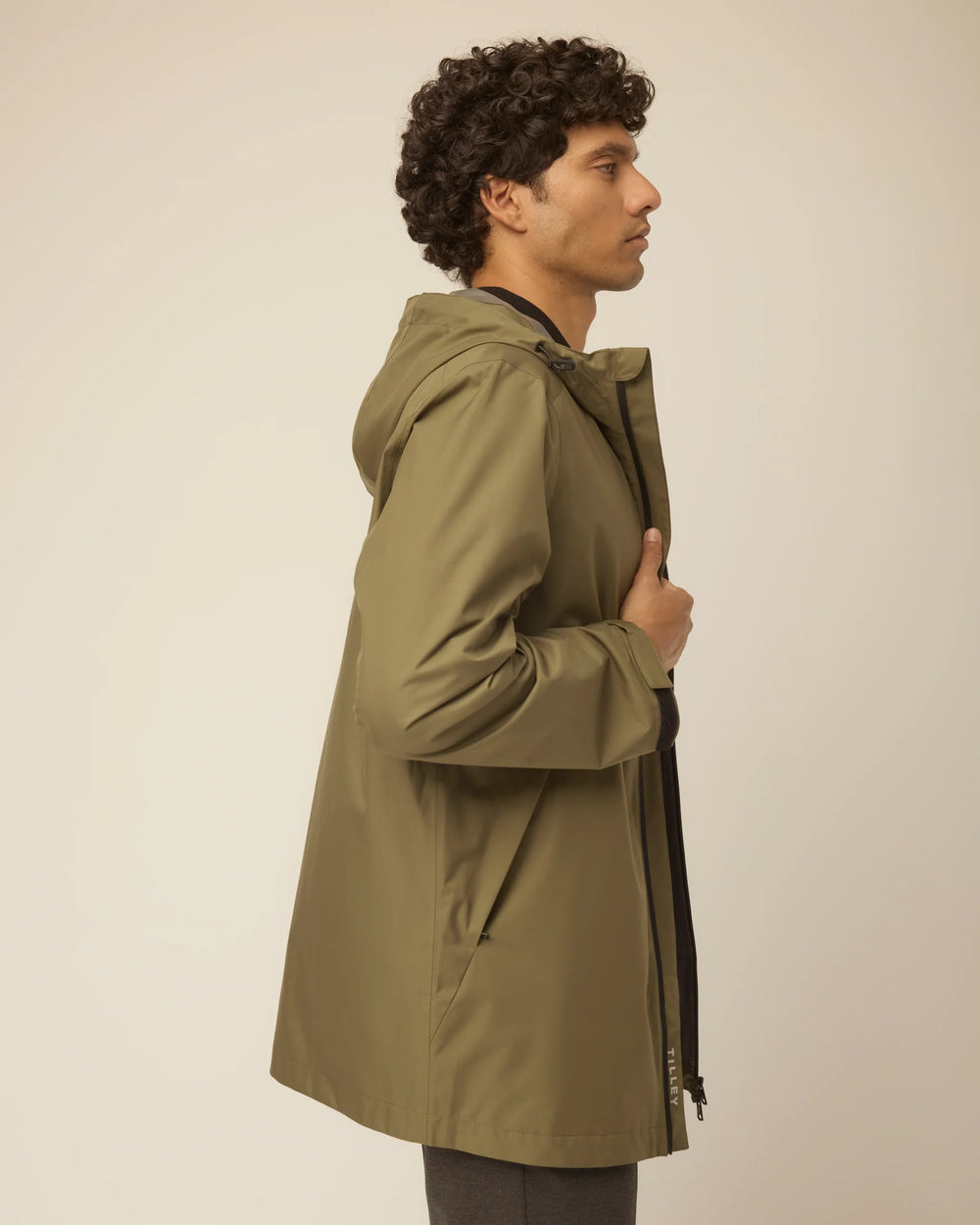 Tilley Men's Rainshield Coat Khaki Green