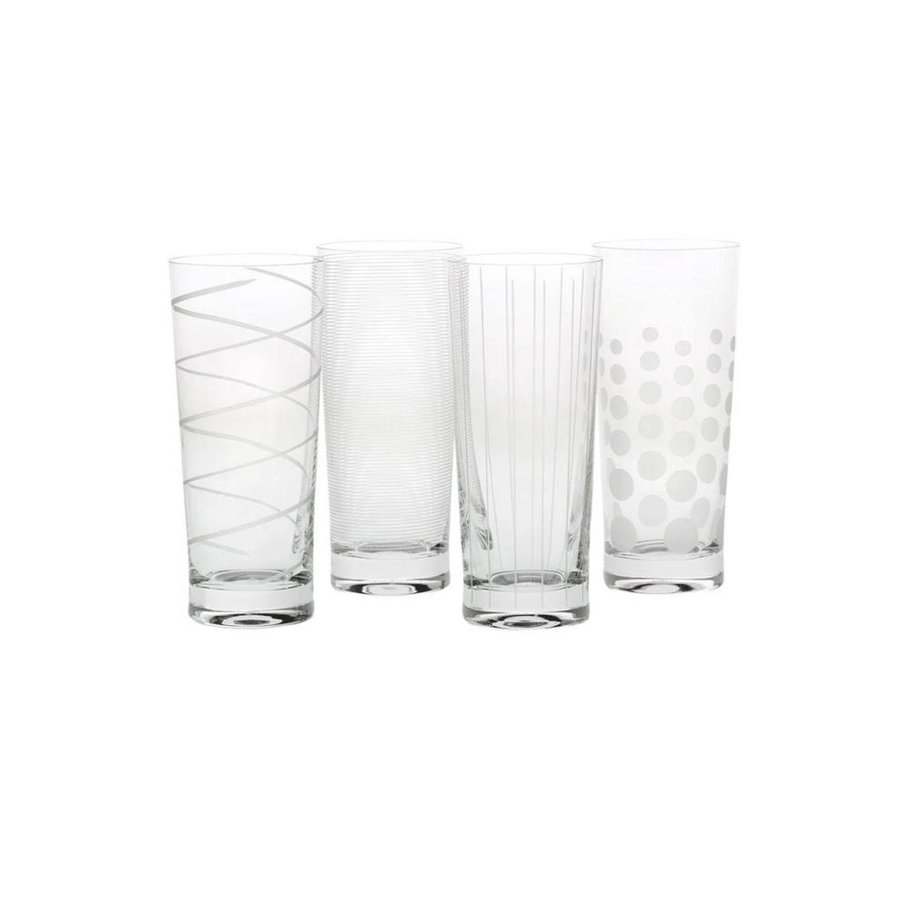 MIKASA CHEERS® Set of 4 Highball Glasses