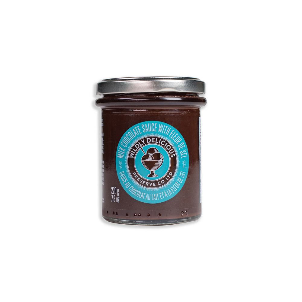 Wildly Delicious Milk Chocolate Sauce with Fleur de Sel