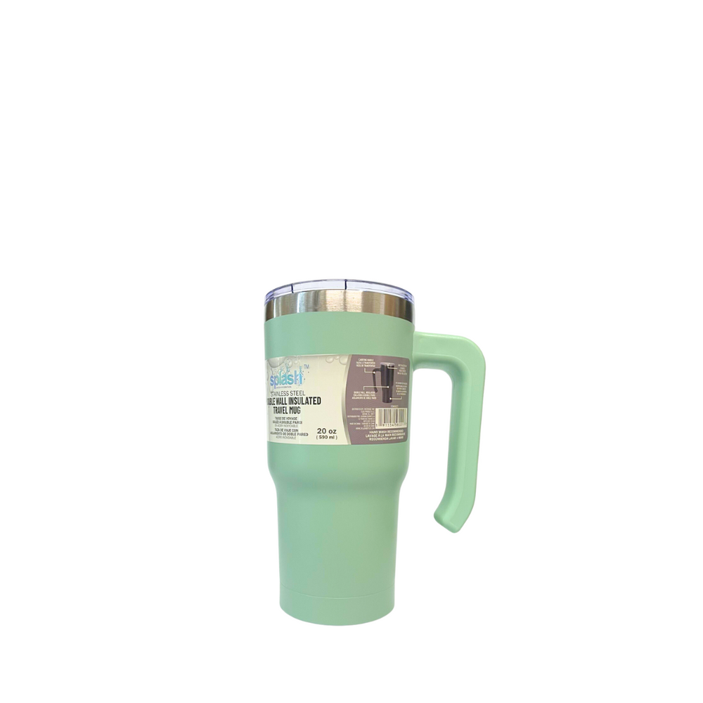 Splash Double Wall 20oz Travel Mug Quencher Mint