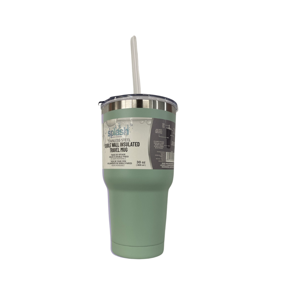 Splash Double Wall 30 oz Travel Mug Quencher Mint