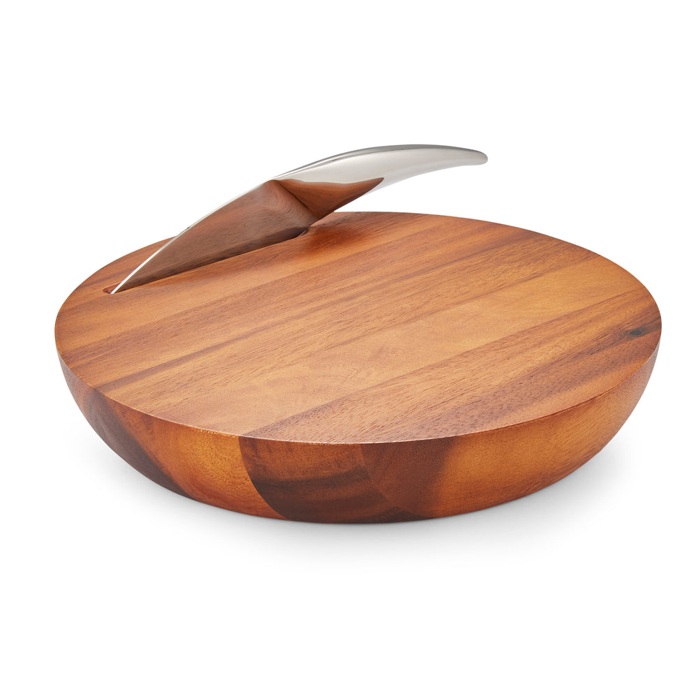 Nambé Harmony Cheese Board & Knife