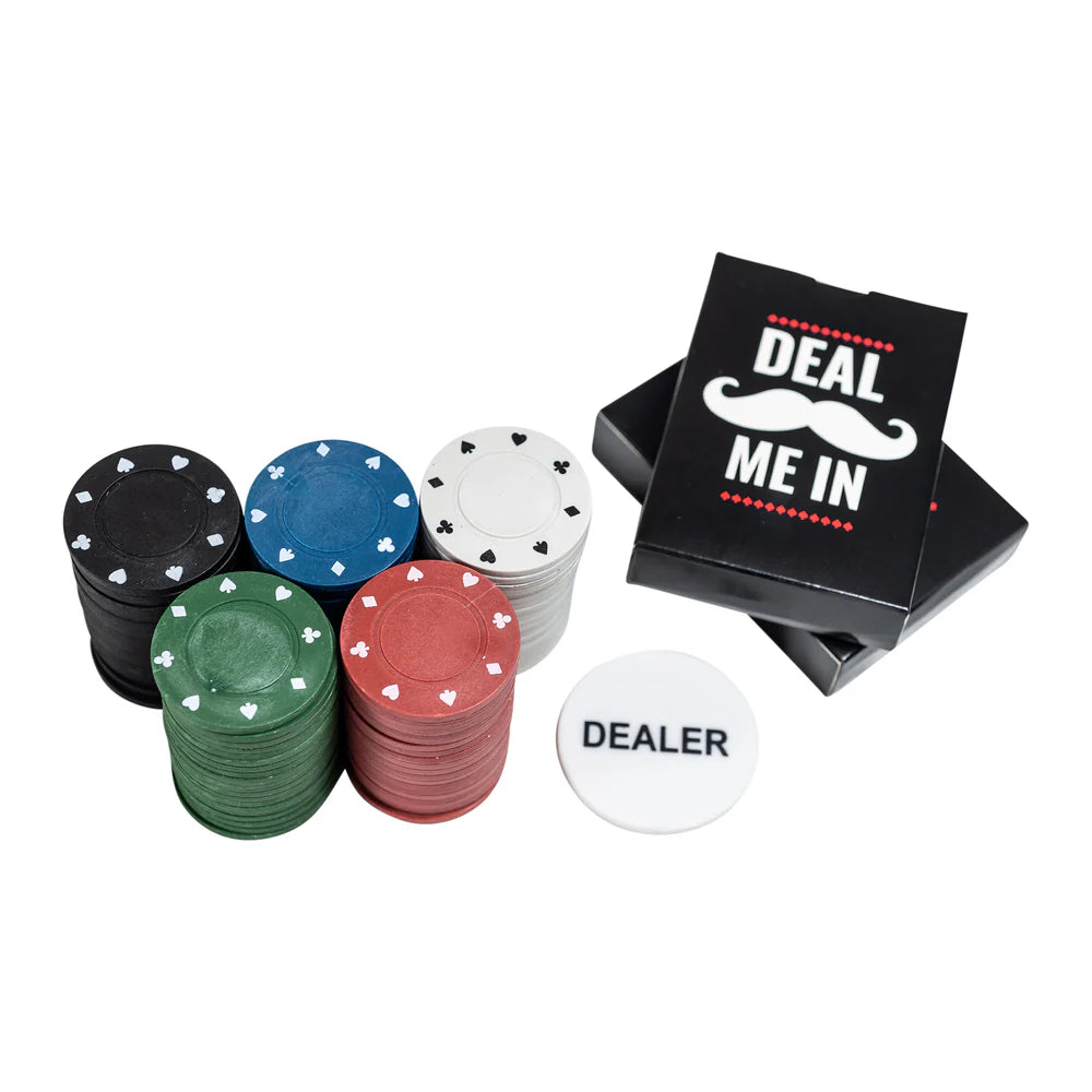 Mad Man Black Poker Tin