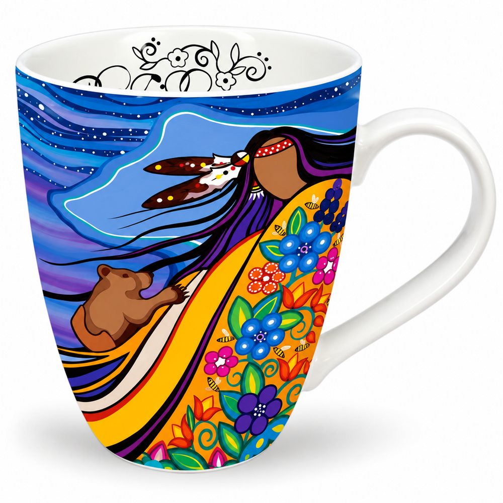 Makwa and His Quest for Honey 18 oz Mug