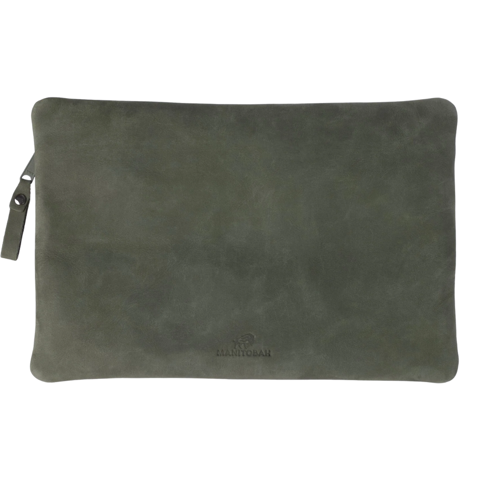 Manitobah Floret Beaded Utility Bag Forest Green