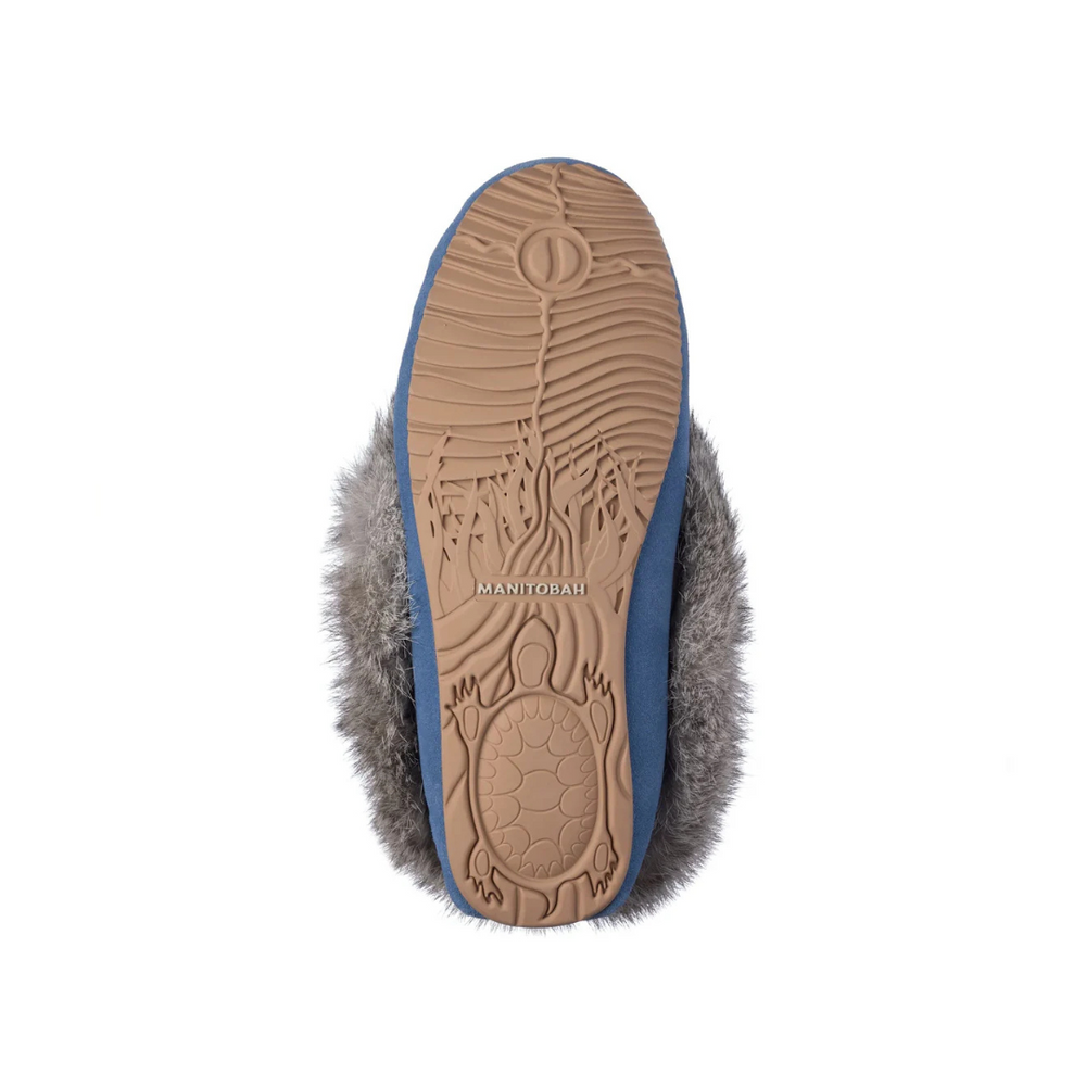 Manitobah Mukluks Street Suede Moccasin Coronet Blue