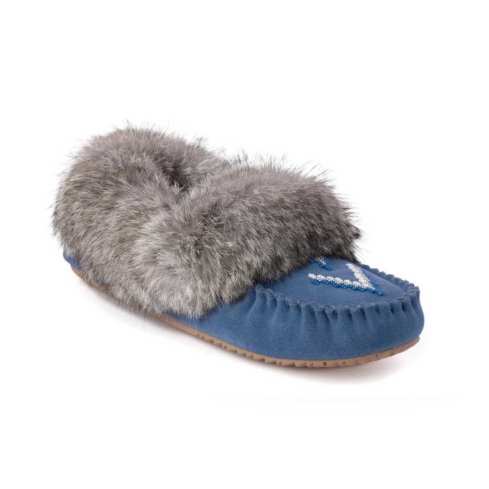 Manitobah Mukluks Street Suede Moccasin Coronet Blue