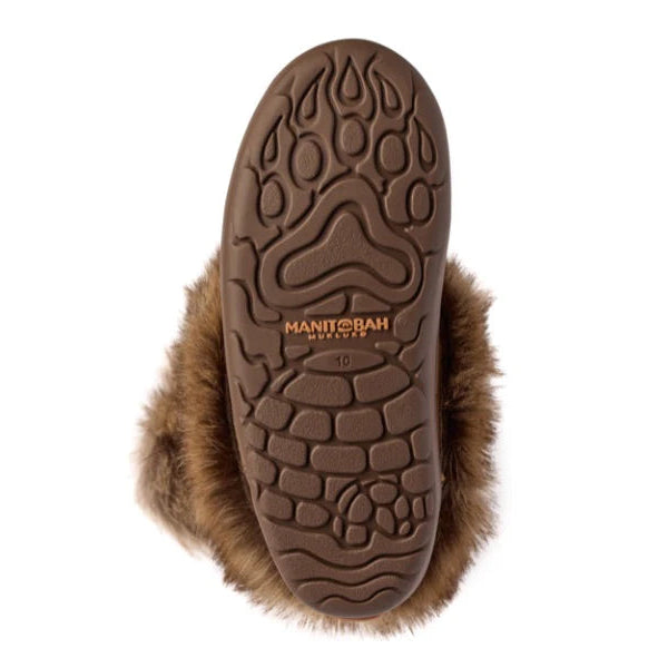 Manitobah Kids Snowy Owlet Suede Mukluk Oak