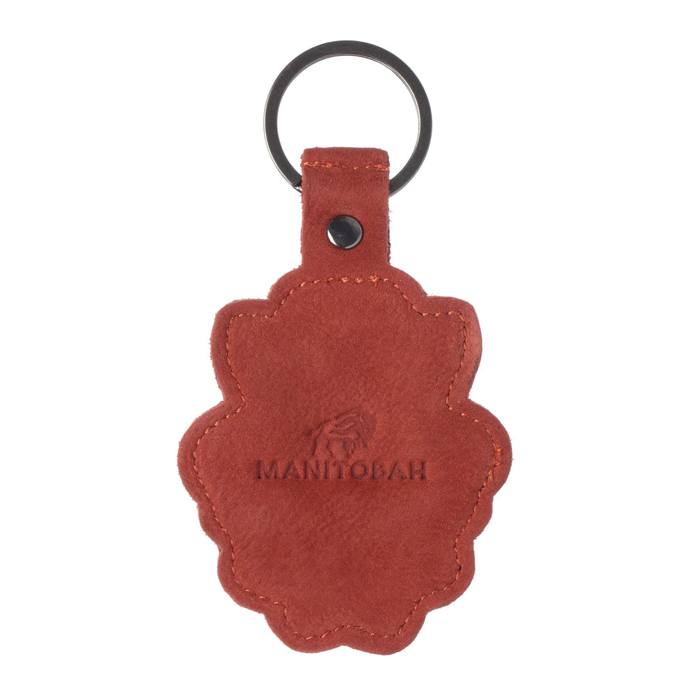 Manitobah Floret Beaded Keychain Red Clay