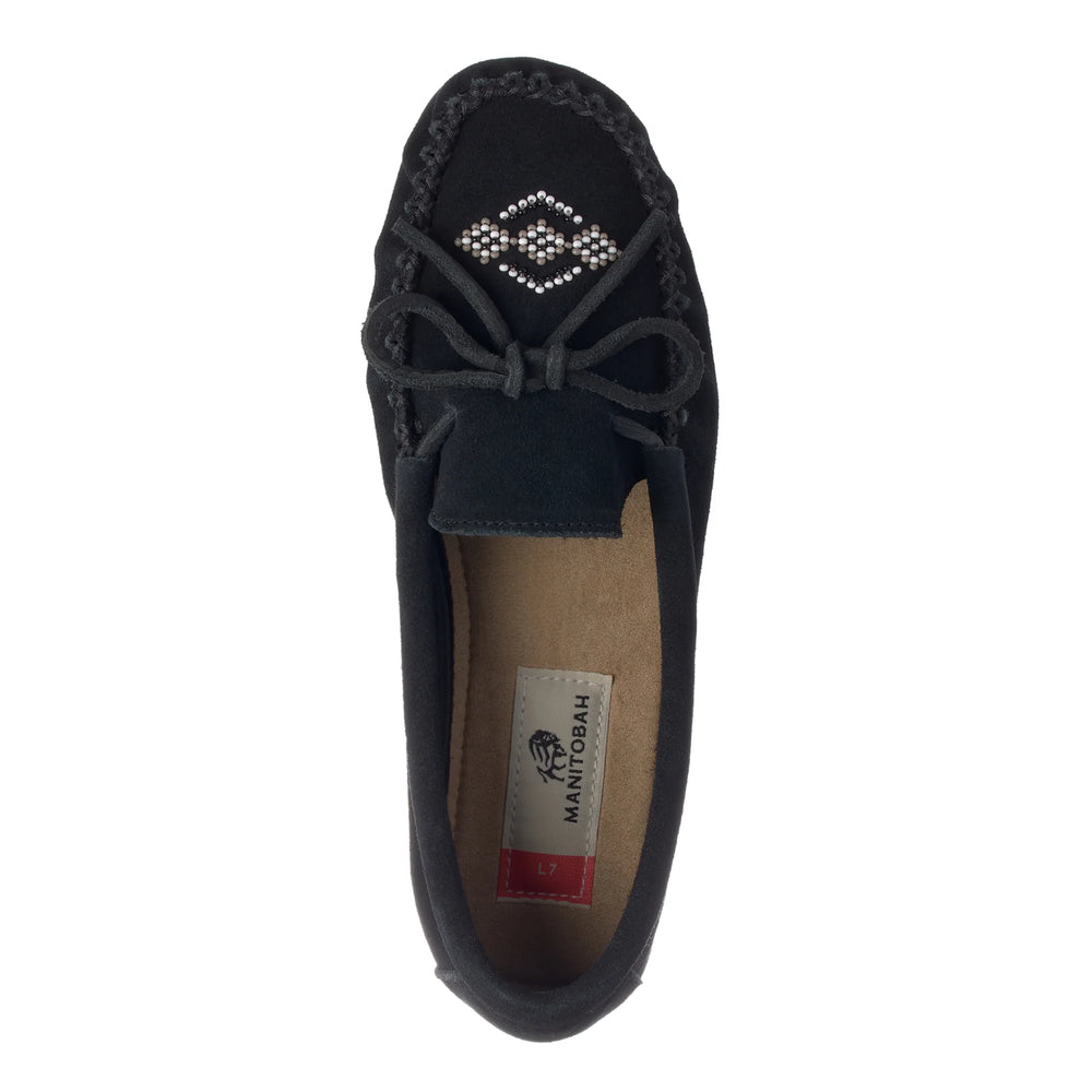 Manitobah Tolani Moccasin Black