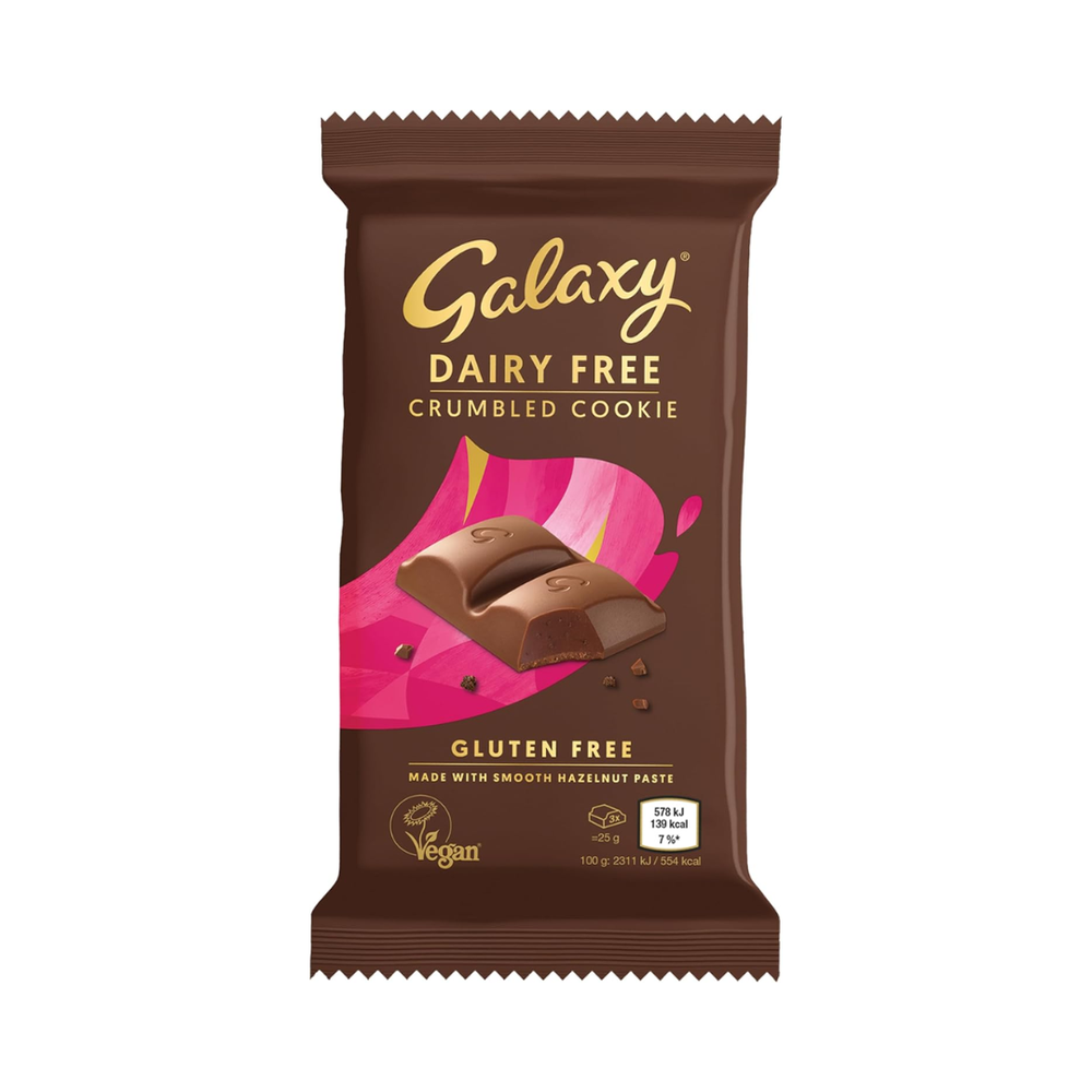 Mars Galaxy Dairy Free Crumbled Cookie Bar 100g