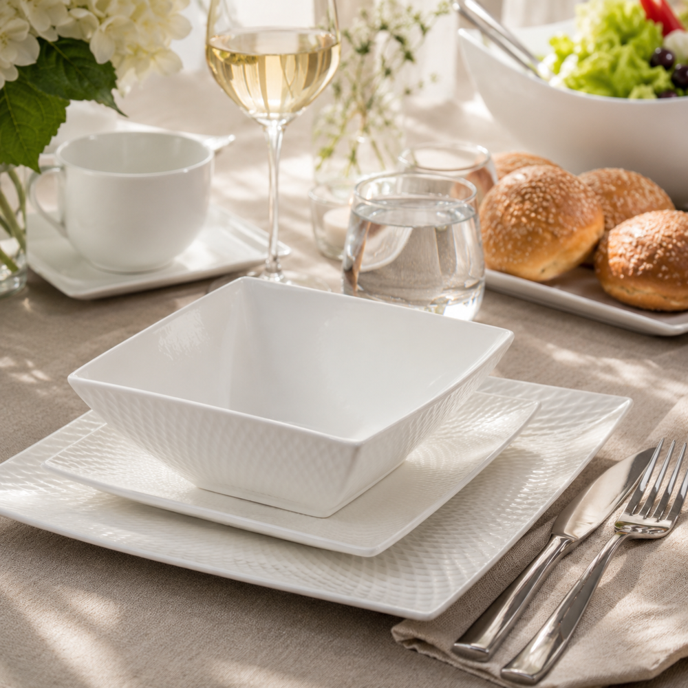 Diamonds Square Dinner Set 16pc