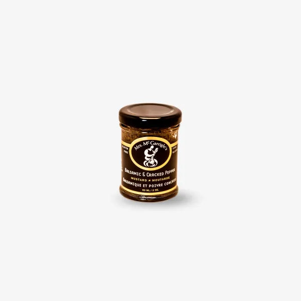 Mrs. McGarrigles Mustard - Balsamic & Cracked Pepper 60ml