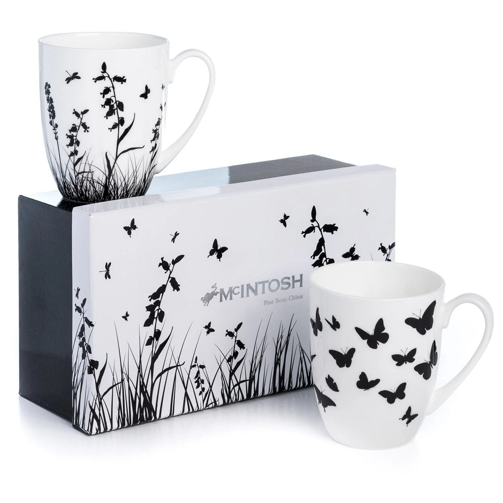 Meadow Silhouette Mug Pair