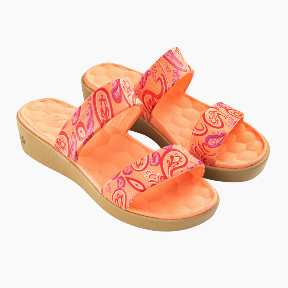 Joybees Cute Sandal - Melon Paisley