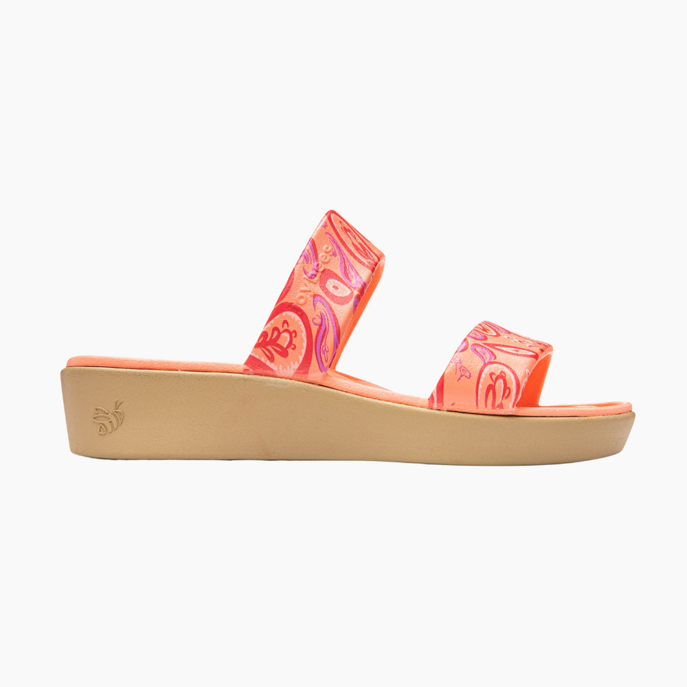 Joybees Cute Sandal - Melon Paisley