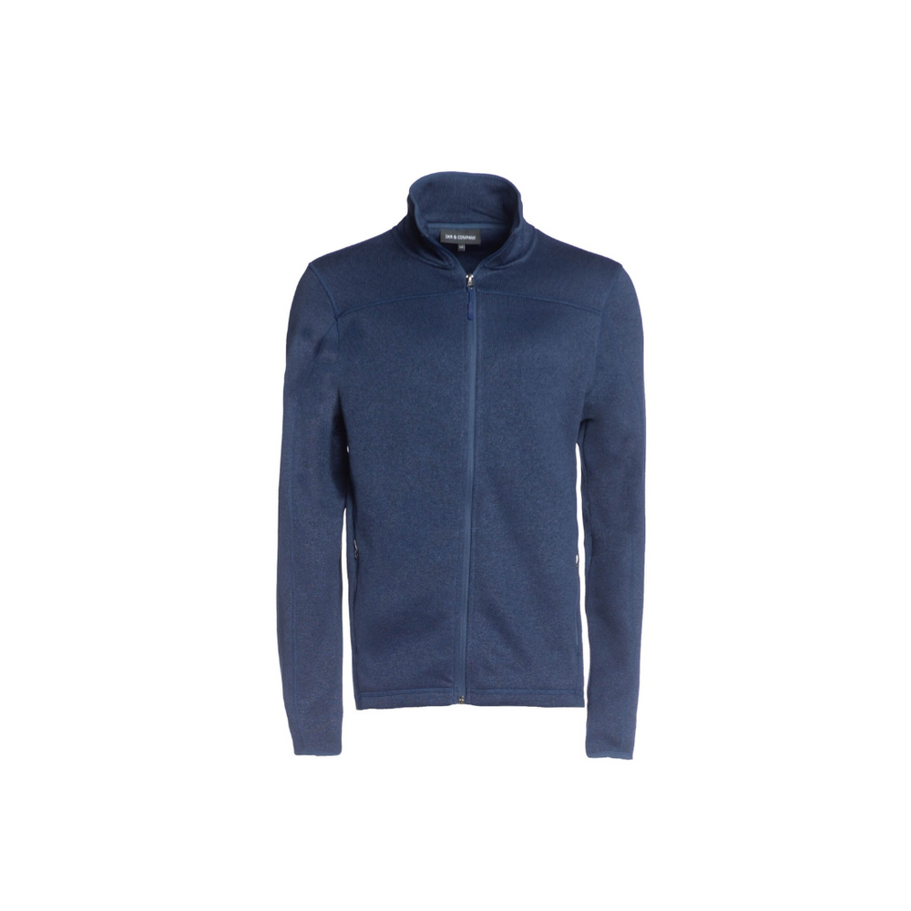 Men's Full Zip Jacket with Pockets - Navy