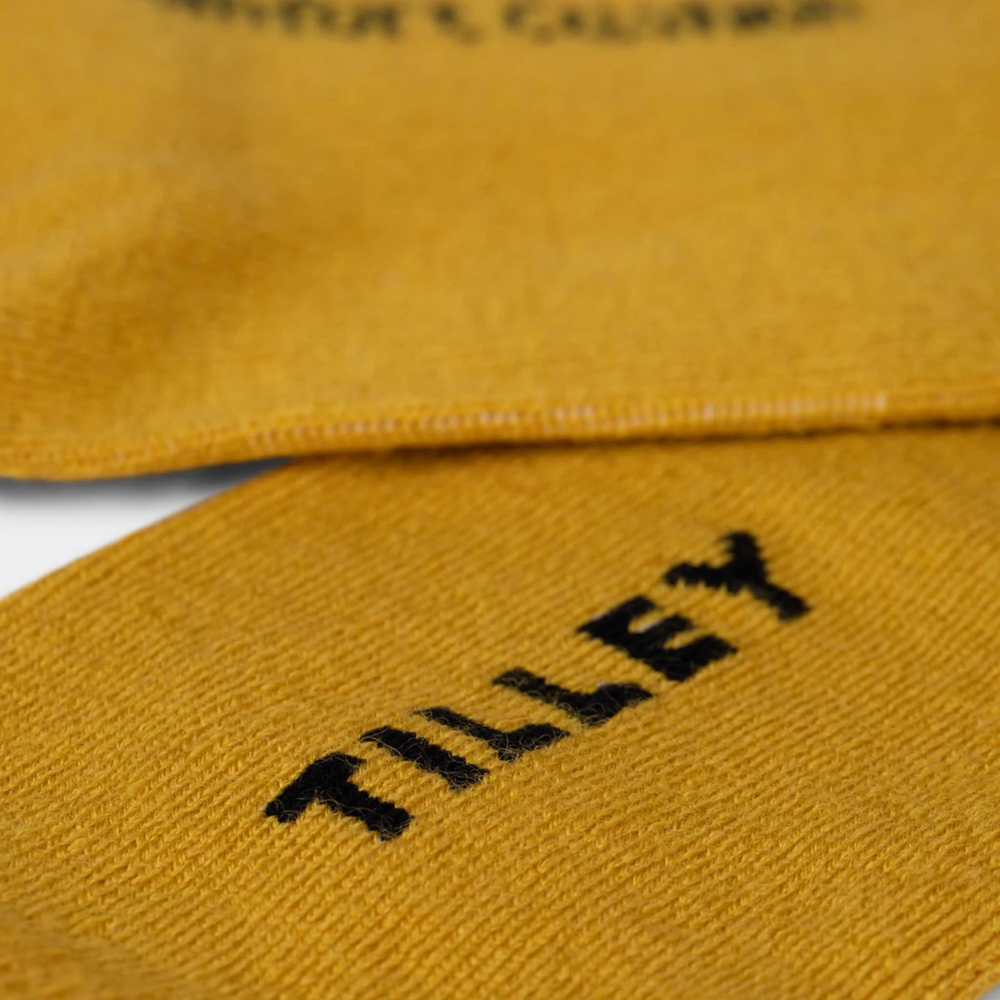 Tilley Travel-Merino Outdoor Sock Yellow