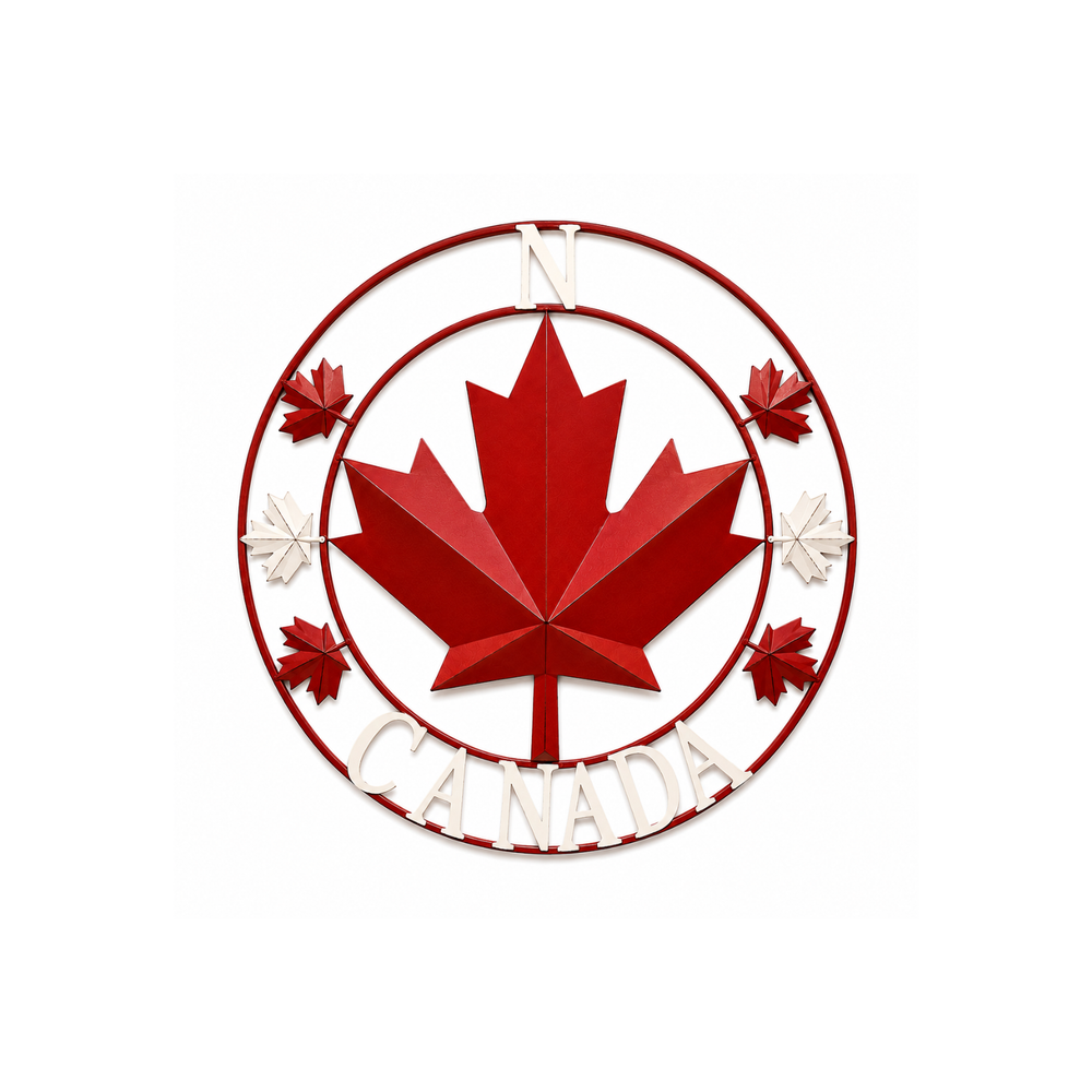 Metal Original Canada Wall Decor 12"