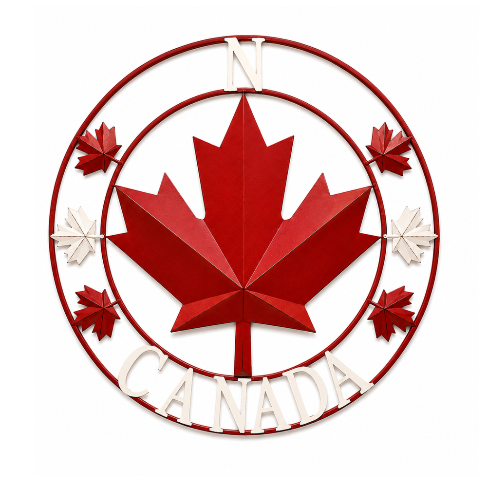 Metal Original Canada Wall Decor 28"