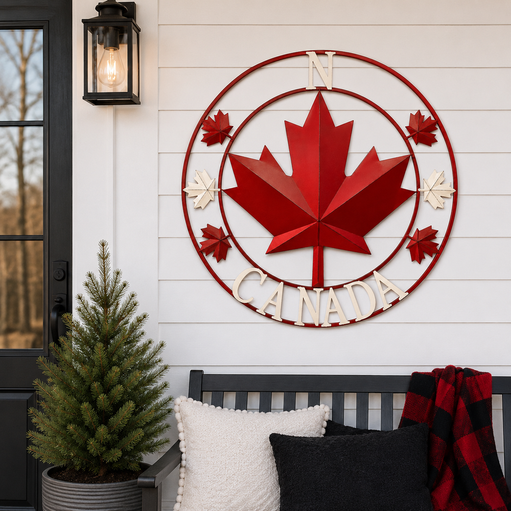 Metal Original Canada Wall Decor 40"