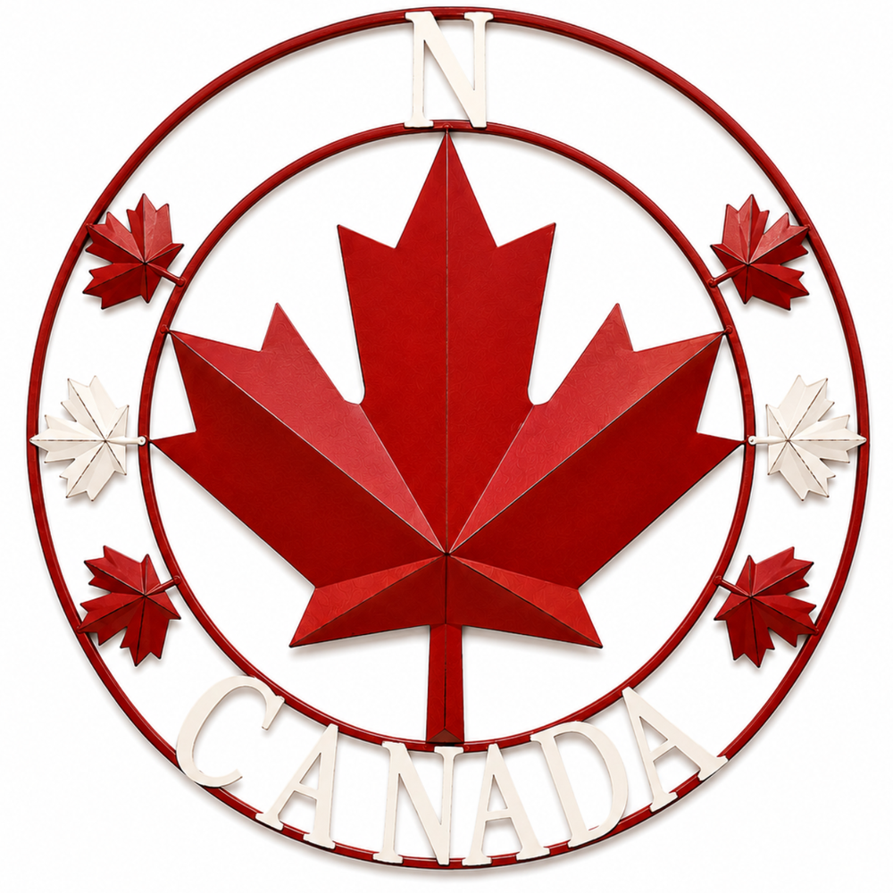 Metal Original Canada Wall Decor 40"