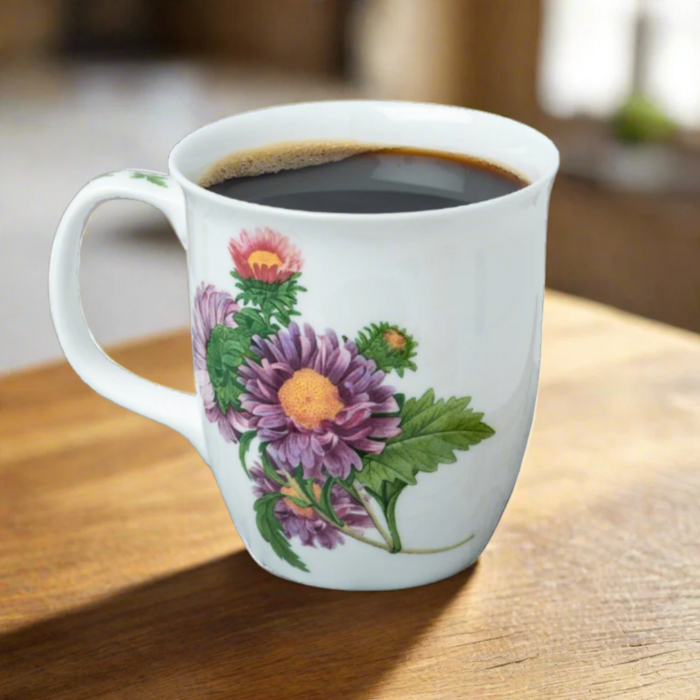 Michaelmas Daisy Java Mug