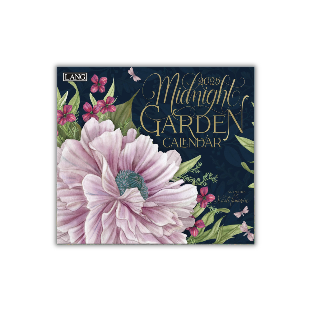 Lang 2025 Calendar - Midnight Garden