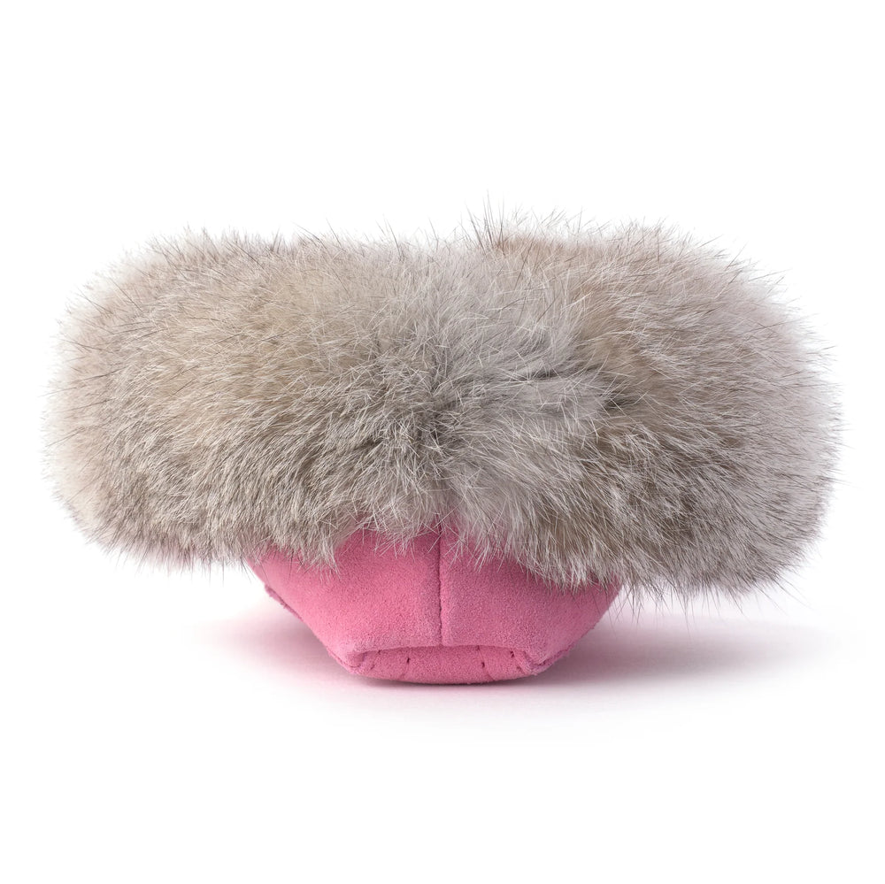 Manitobah Mini Suede Moccasin Wild Rose
