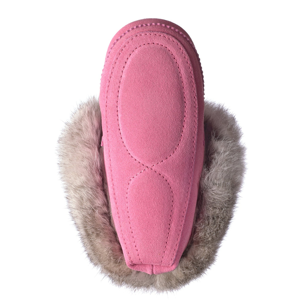 Manitobah Mini Suede Moccasin Wild Rose
