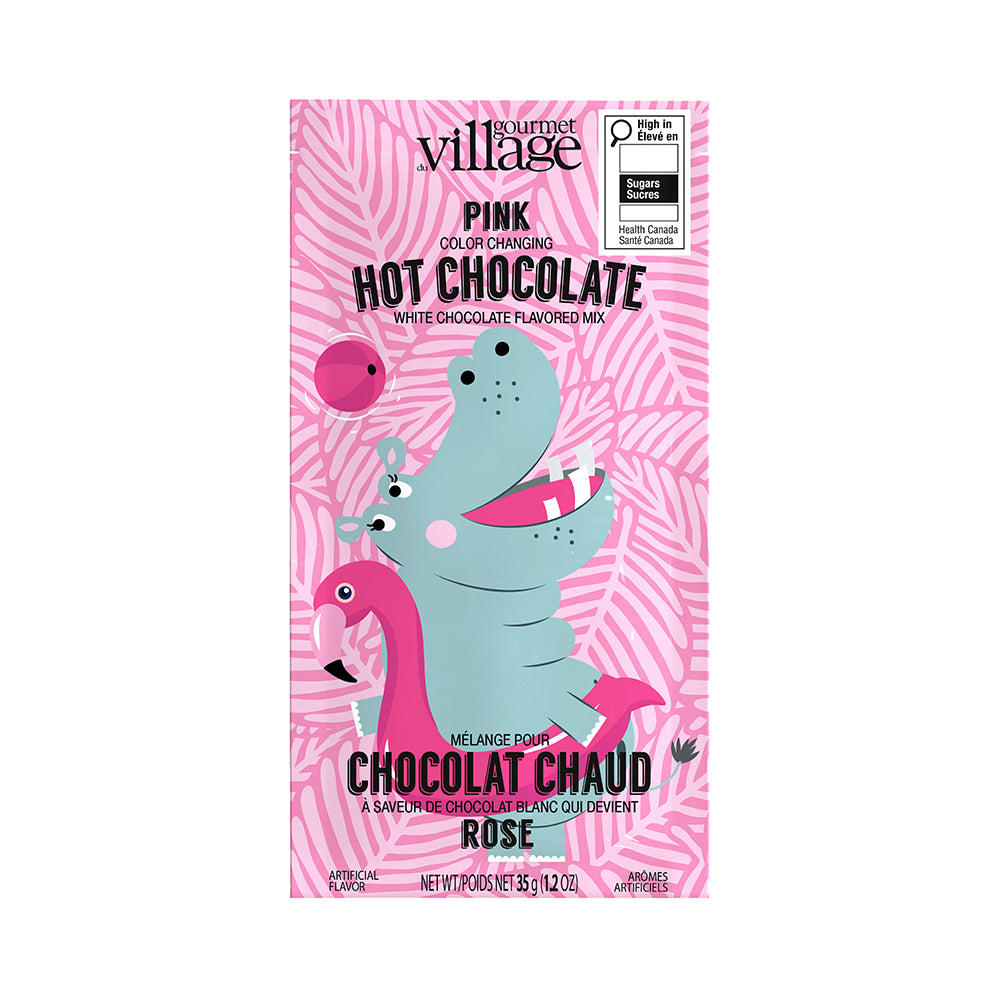 Mini Hippopotamus Pink Hot Chocolate
