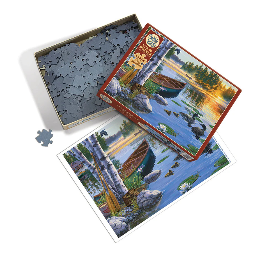 Cobble Hill Puzzles - Morning on the Lake