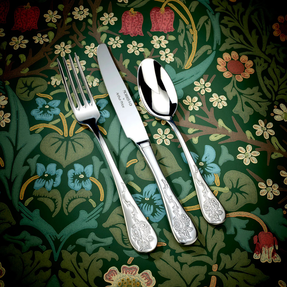 Morris & Co Blackthorn 24 Piece Flatware Set