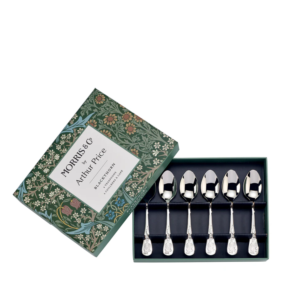 Morris & Co Blackthorn Teaspoons Set of 6
