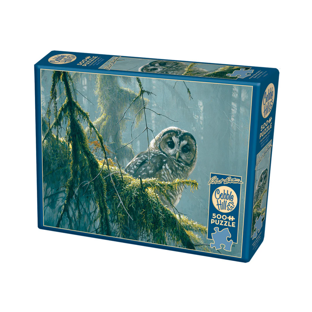 Cobble Hill Puzzles - Mossy Branches- Spotted Owl