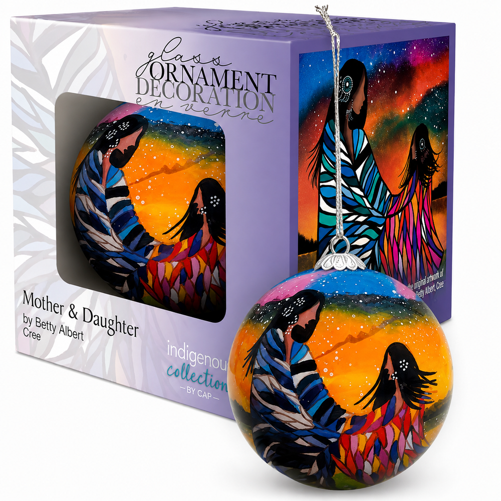 Indigenous Art Ornament - Mother & Daughter
