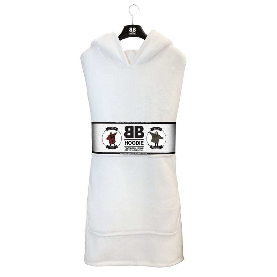 BB Sherpa Hoodie White