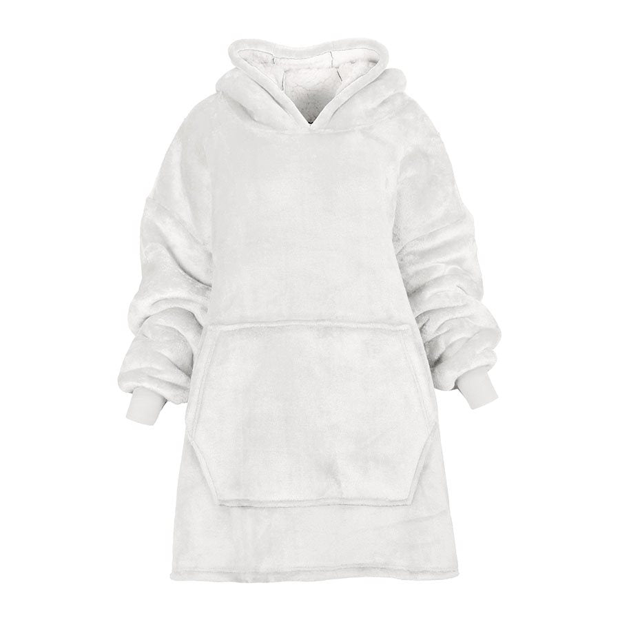 BB Sherpa Hoodie White