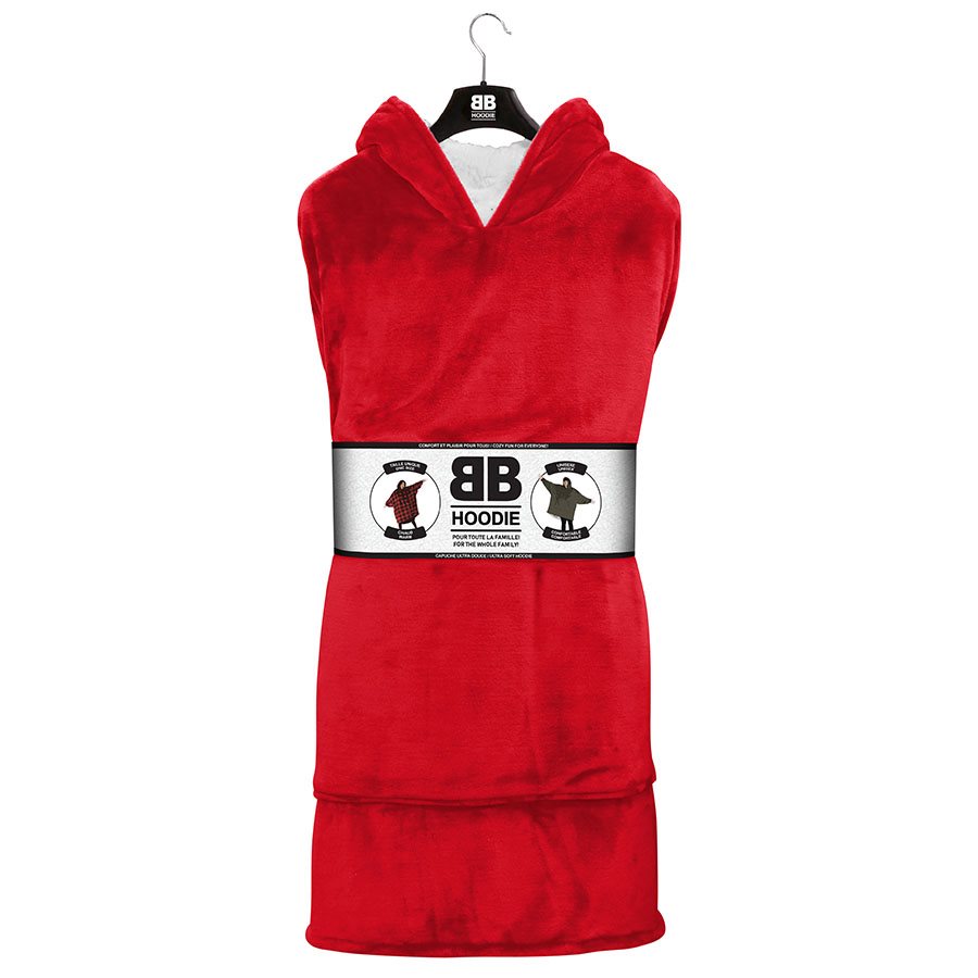 BB Sherpa Hoodie Red