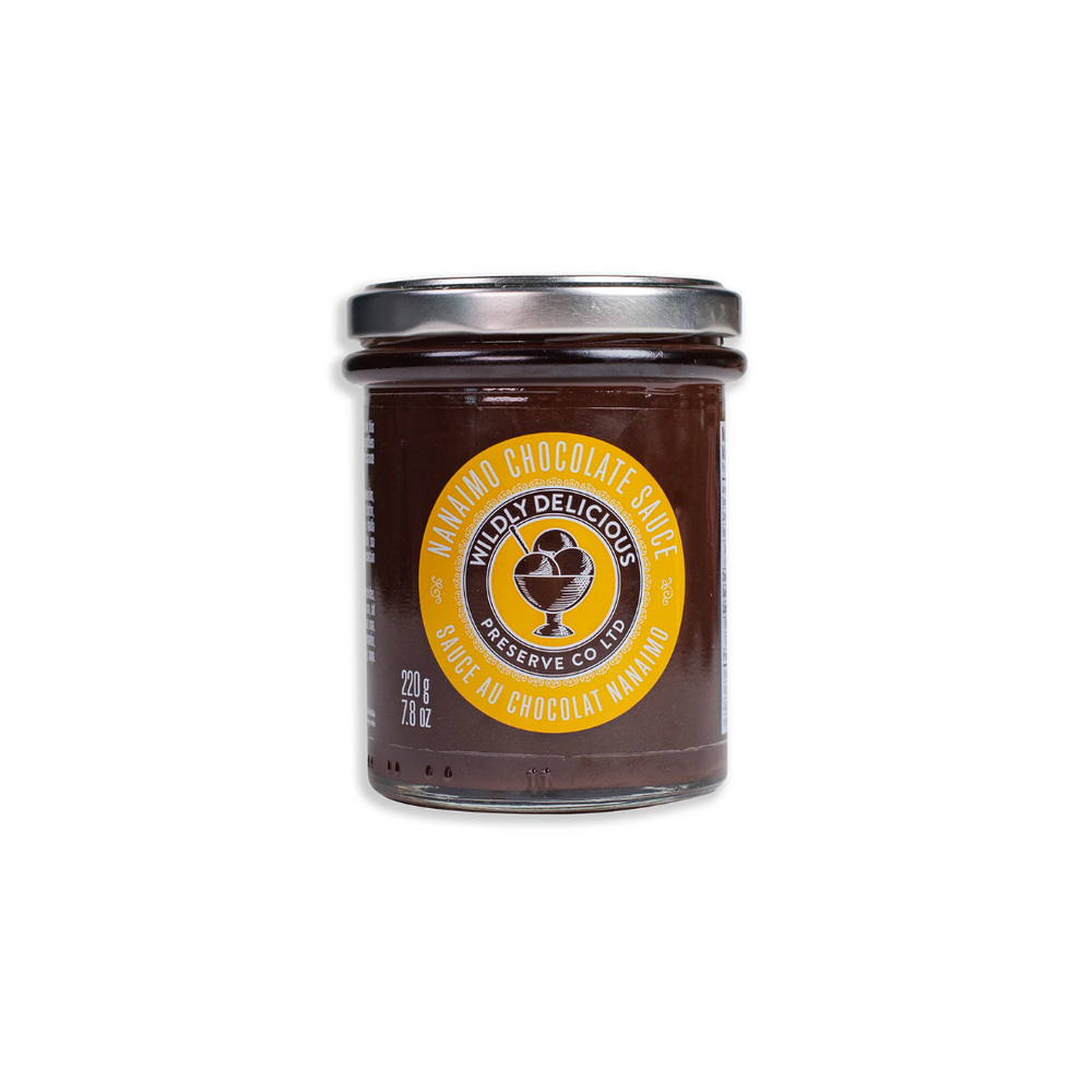 Wildly Delicious Nanaimo Chocolate Sauce