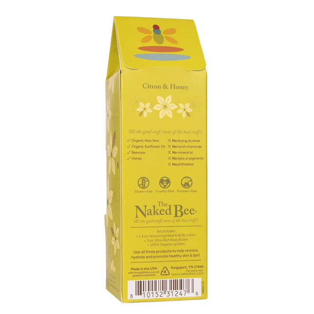 Naked Bee Citron & Honey Classic Gift Set